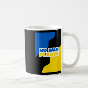 Ukraine Kein Krieg Bitte Frieden Mit Ukrainischer Kaffeetasse