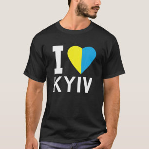 Ukraine Kiew unterstützt und steht unter ukrainisc T-Shirt