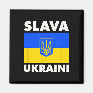 Ukraine Landesflagge Stolz Slava Ukraini 2 Magnet