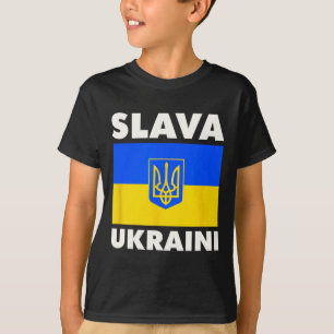 Ukraine Landesflagge Stolz Slava Ukraini 2 T-Shirt