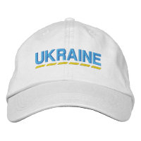UKRAINE: Licht blau und gelb auf weiß