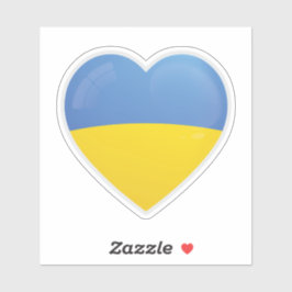 Ukraine Liebe-Symbol Aufkleber