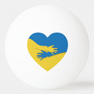 Ukraine Love & Peace Benutzerdefinierter Ping-Pong Tischtennisball