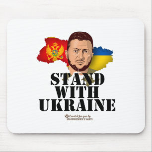 Ukraine Montenegro Wolodymyr Selenskyj Steh Mit Mousepad