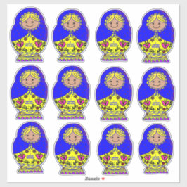 Ukraine Nesting Doll, Aufkleber