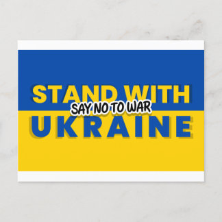 ukraine no war postkarte