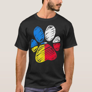 Ukraine Polen Flagge Katze & Hund Pfote Ukrainisch T-Shirt