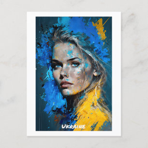 Ukraine Postkarte - Welt der Frauen-Sammlung