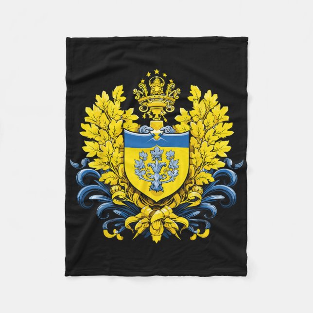 Ukraine Pride Ukrainischer Präsident Volodymyr Zel Fleecedecke (Vorderseite)