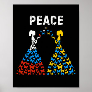 Ukraine Russland Frieden Stopp Krieg Poster