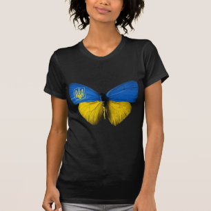 Ukraine Schmetterling Ukraine ukrainische Fahne Li T-Shirt