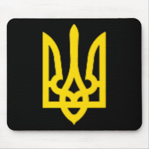 Ukraine Selenskyj Ukrainischer Dreizack Wappen Ze Mousepad