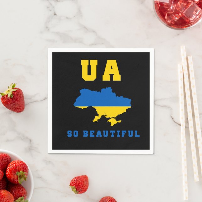 Ukraine Serviette (Beispiel)