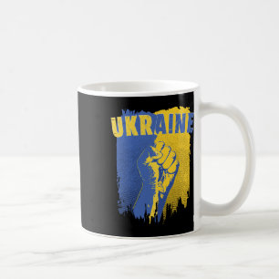 Ukraine-Shirt Ukrainische Flagge Faust Patriotisch Kaffeetasse