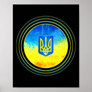 Ukraine-Shirt Ukrainische Flagge Ukraine Wolodymyr Poster