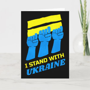 Ukraine-Shirt Ukrainische Unterstützung Ukraine Ic Karte