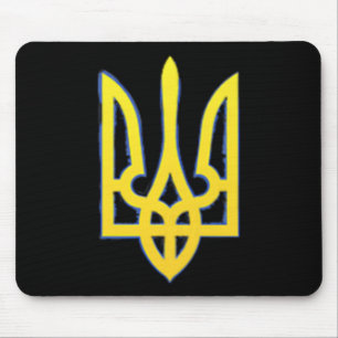 Ukraine-Shirt ukrainischer Dreizack Militärselbstv Mousepad
