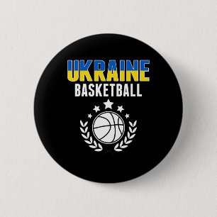 Ukraine Sketll Liebhaber Jersey - Ukrainische Flag Button