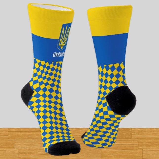 Ukraine Socken, ukrainische Fahne Mode / Sport Socken (Von Creator hochgeladen)