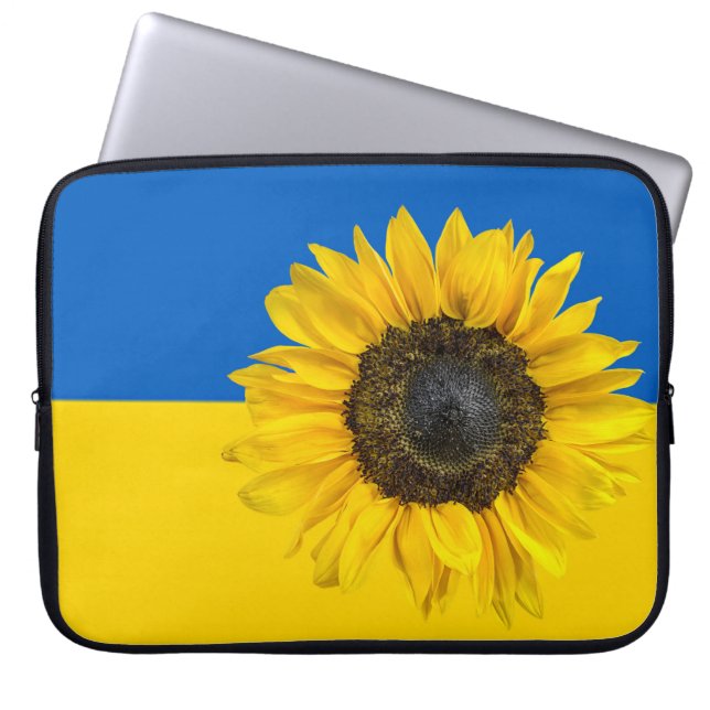 Ukraine Sonnenblume Laptopschutzhülle (Vorderseite)