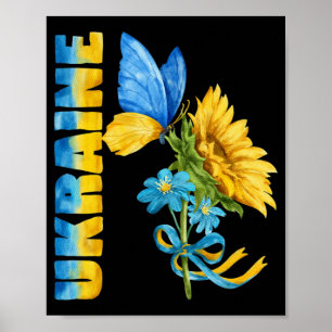 Ukraine Sonnenblume Poster