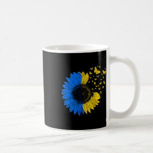 Ukraine-Sonnenblumen-Flagge Vintage Ukrainische Fl Kaffeetasse