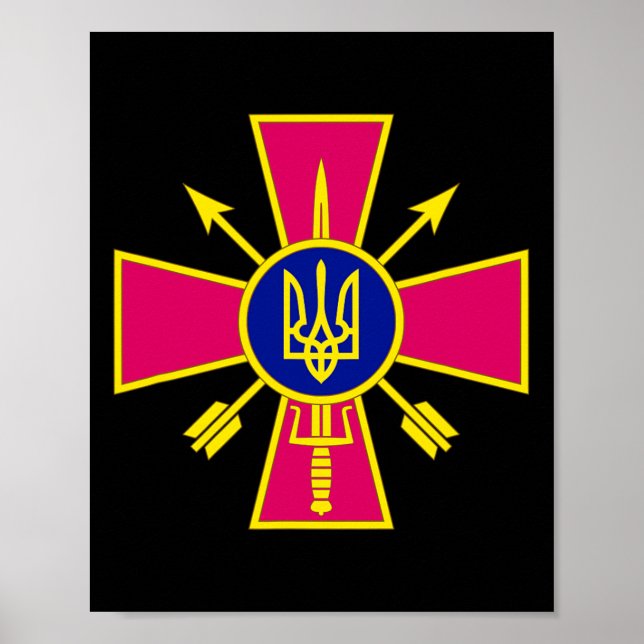 Ukraine Special Operations Forces - Spetsnaz  Poster (Vorne)
