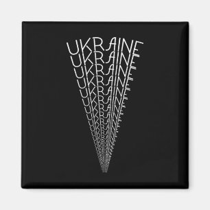 Ukraine Spotlight Wortkunst - Einzigartiges Ukrain Magnet