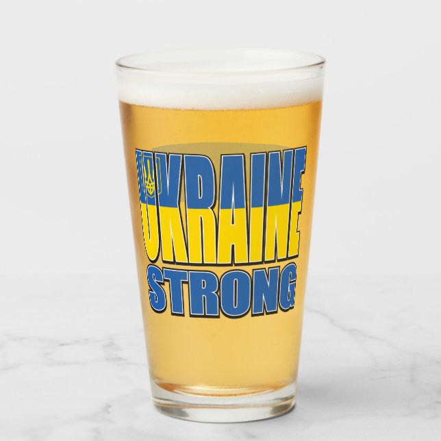 Ukraine stark glas (Vorne (Gefüllt))