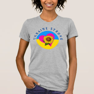 Ukraine Starke Niedliche Sonnenblumen T - Shirt