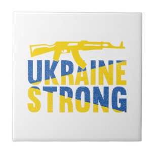 Ukraine: Starke Unterstützung für die Ukraine Fliese