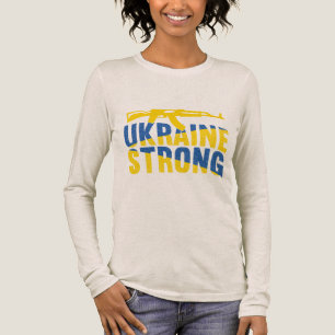 Ukraine: Starke Unterstützung für die Ukraine Tri-Blend Shirt