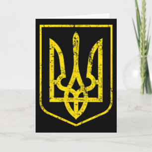 Ukraine Stolz Ukrainische Flagge Wappen Russland O Karte