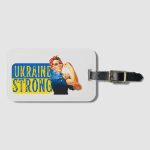 Ukraine Strong Rosie the Riveter Gepäckanhänger