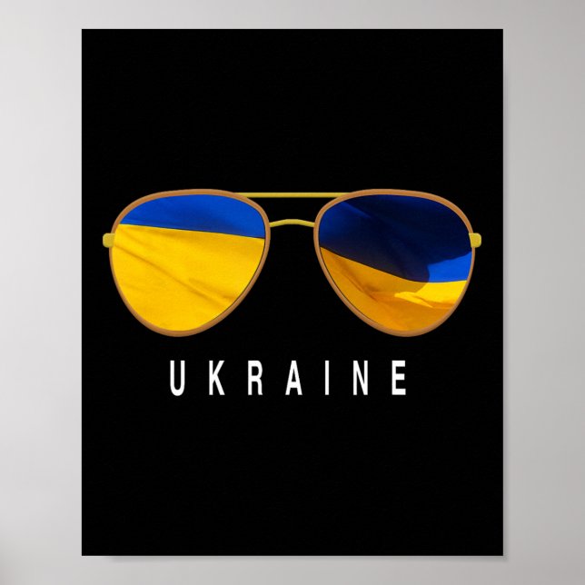 Ukraine Sungles  Poster (Vorne)