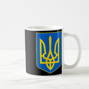 Ukraine-Symbol Tryzub Patriotisch Slava Ukraini Kaffeetasse