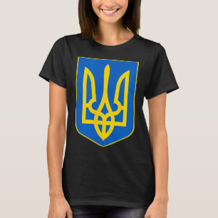 Ukraine-Symbol Tryzub patriotisch Slawa Ukrajini T-Shirt