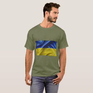 Ukraine T - Shirt der Flaggenfarben