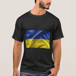 Ukraine T - Shirt der Flaggenfarben