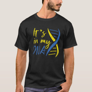 Ukraine T-Shirt Es ist in My-DNA ukrainisch-Gebore