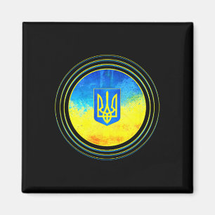 Ukraine T-Shirt Ukrainische Flagge Ukraine Wolodym Magnet