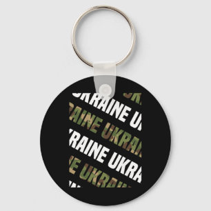 Ukraine-Tarnmuster grüne Tarnung Schlüsselanhänger