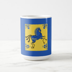 Ukraine Traditionelle Volkskunst Zwei-Tone-Tasse Kaffeetasse