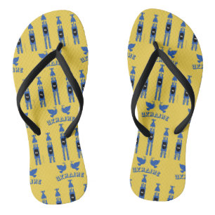 Ukraine Traktoren und Panzer Flip Flops