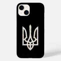 Ukraine Trident Gyrfalcon Wappen Marmorgold