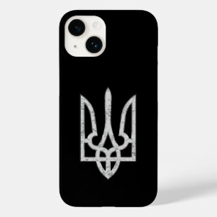 Ukraine Trident Gyrfalcon Wappen vergeudet Case-Mate iPhone 14 Hülle