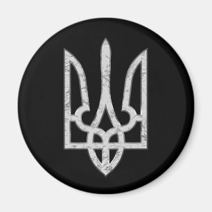 Ukraine Trident Gyrfalcon Wappen vergeudet Magnet