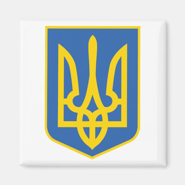 UKRAINE-TRIDENT MAGNET (Vorne)