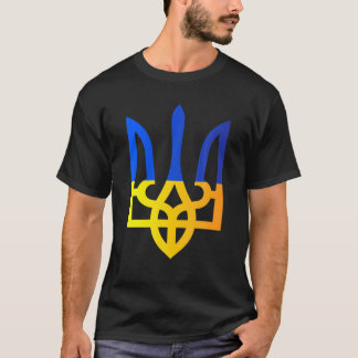 Ukraine Trident National Symbol ukrainische Flagge T-Shirt