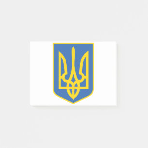 UKRAINE-TRIDENT POST-IT KLEBEZETTEL